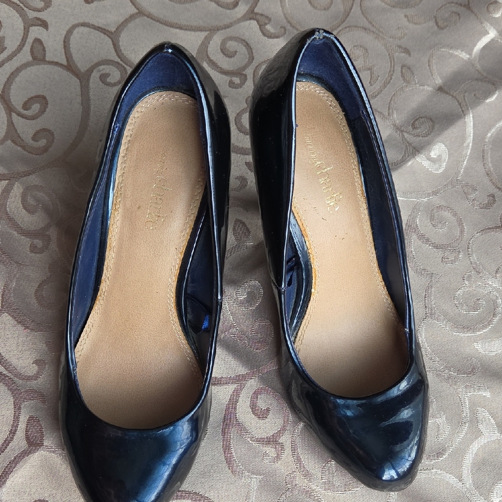 Charming Charlies NAVY Blue Shoes Pumps Size 7